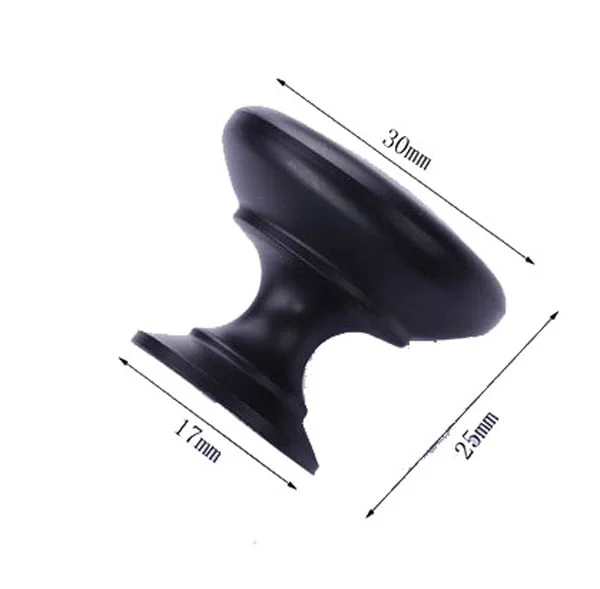 Contemporary Kitchen Drawer Cabinet handles square Canberra Matt Black - Image 5