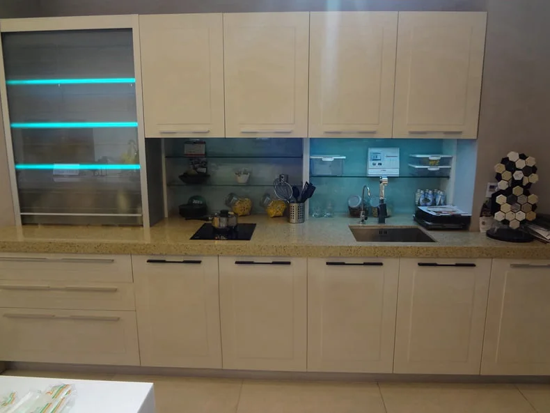 Contemporary Kitchen Drawer Cabinet handles square Canberra Matt Black - Image 6