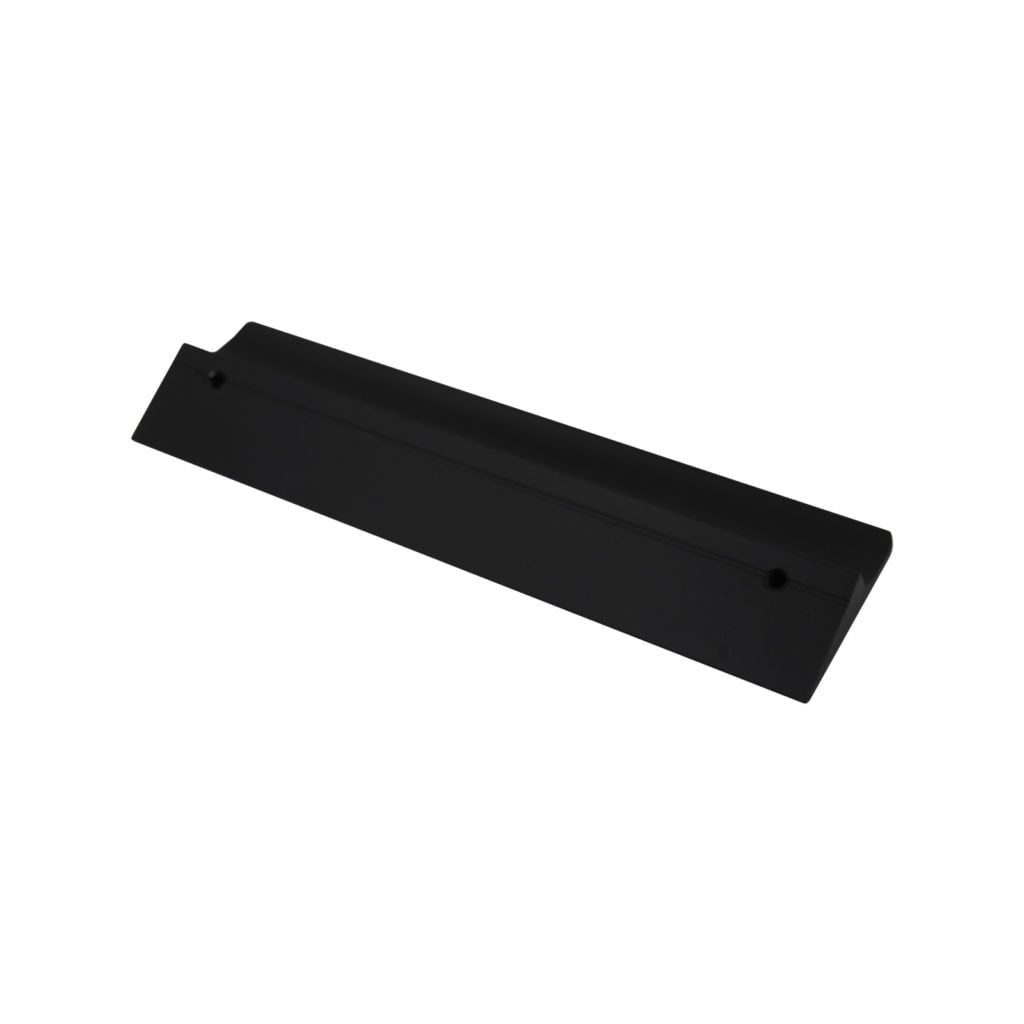 Contemporary Kitchen lip pull handles Matt Black