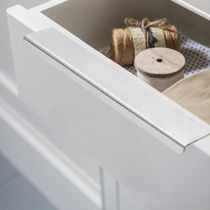 Contemporary Kitchen lip pull handles stainless steel