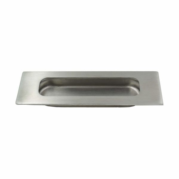 Sliding door Flush pull handle Rectangular Matt black - Image 3