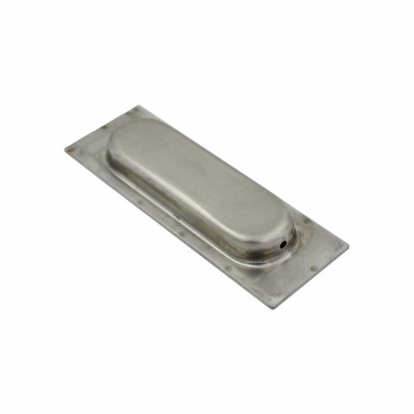 Sliding door Flush pull handle Rectangular Matt black - Image 2