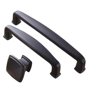 Kitchen cabinet handles Hampton Rockhampton Matt black