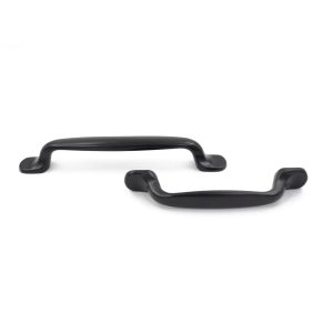 kitchen handles Hampton style matt black