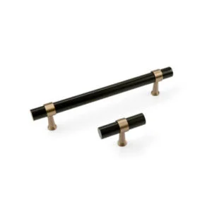KT&CO Kitchen handles pull matte black Brass Byron Bay