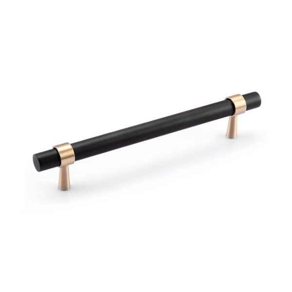 KT&CO Kitchen handles pull matte black Brass Byron Bay - Image 4
