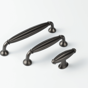 KT&CO Kitchen drawer handles hampton style gunmetal grey Launceston