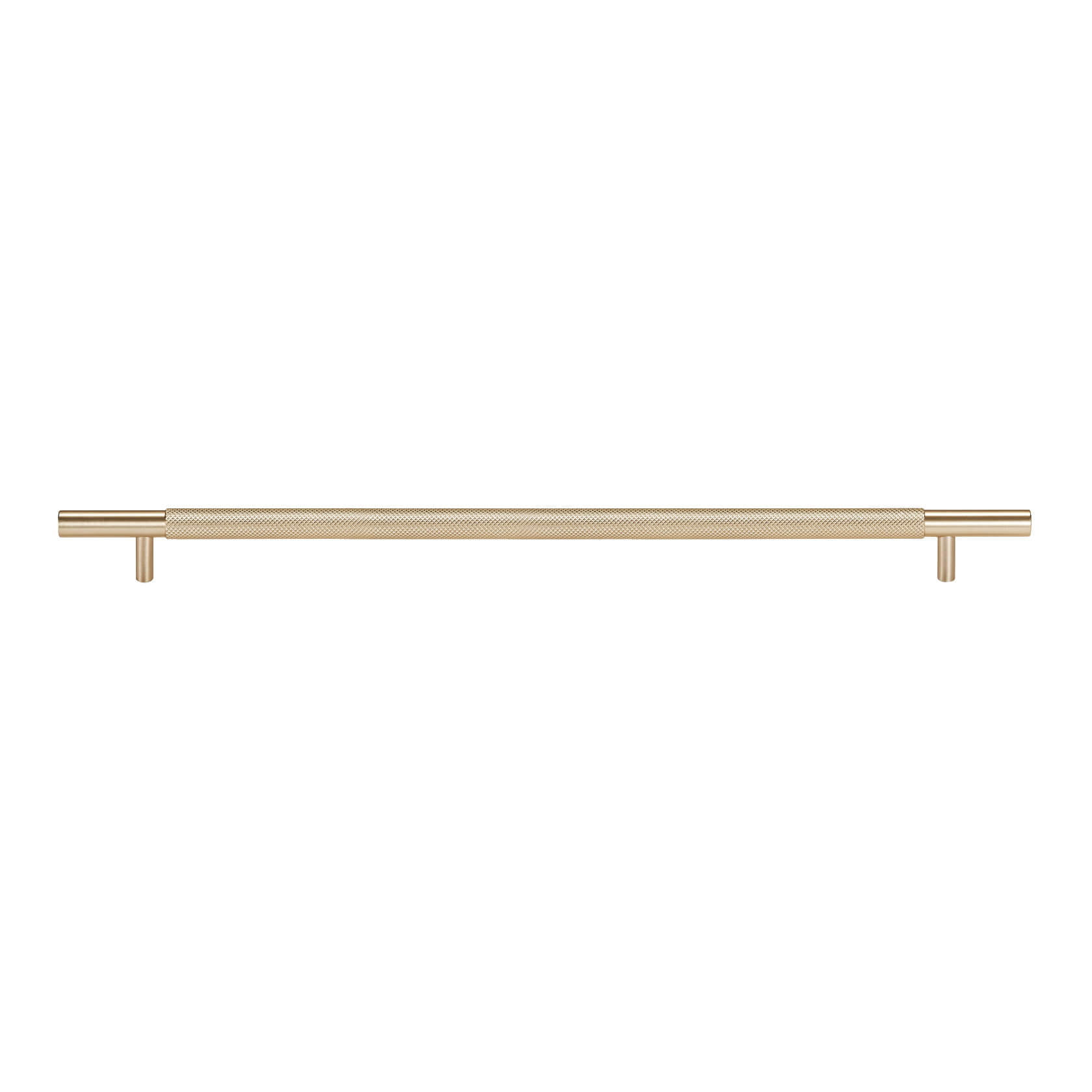 KT&CO Kitchen drawer handles Knurled light champagne
