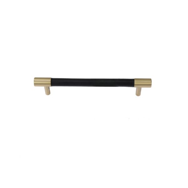 Leather Drawer handles solid brass - Image 7
