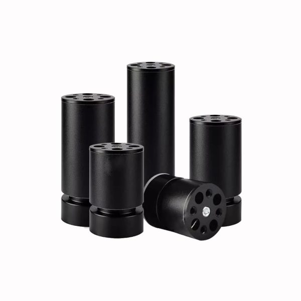 Adjustable Furniture Legs aluminum matt black