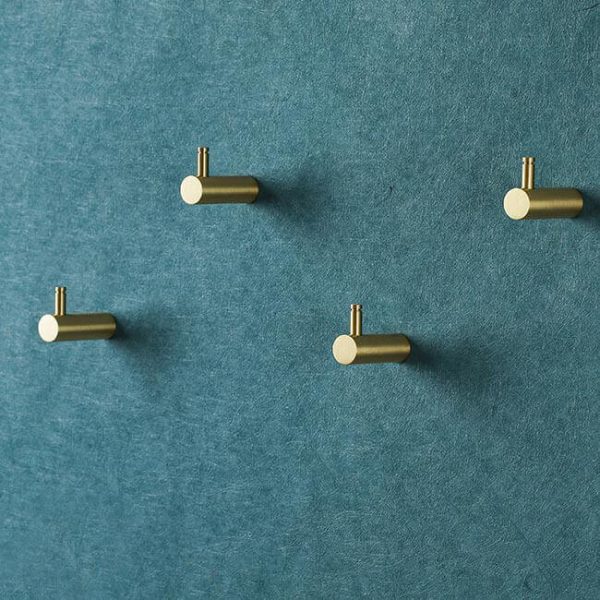 Round robe hook bathroom solid brass large - Image 5