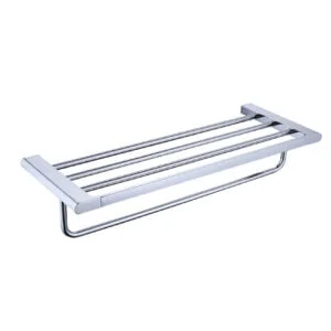 Athens double Towel racks chrome