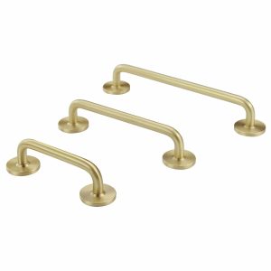 kitchen drawer handles whitehaven solid brass