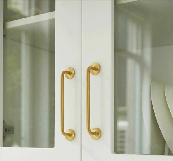 kitchen drawer handles whitehaven solid brass - Image 5