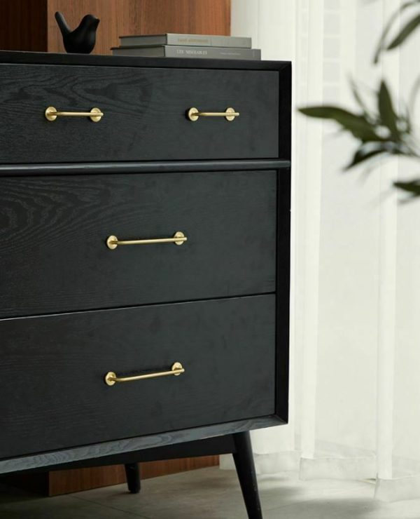 kitchen drawer handles whitehaven solid brass - Image 4