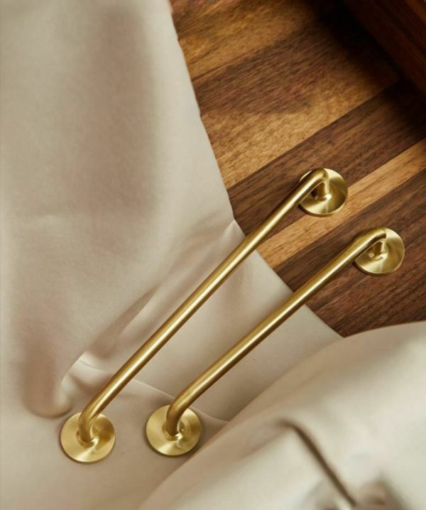 kitchen drawer handles whitehaven solid brass - Image 3