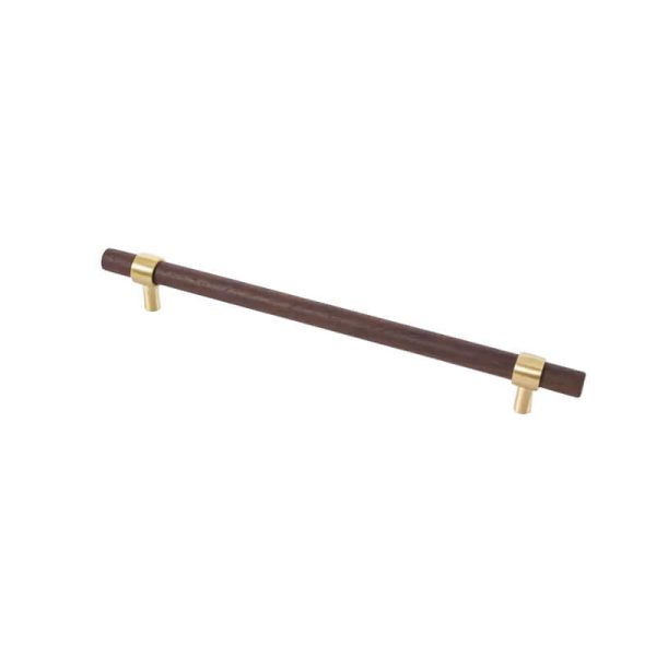 kitchen drawer handles walnut wood solid brass Cable Beach - Image 7
