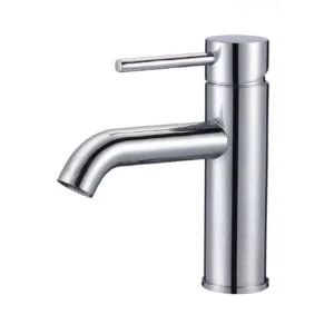 Kitchen basin mixer tap chrome