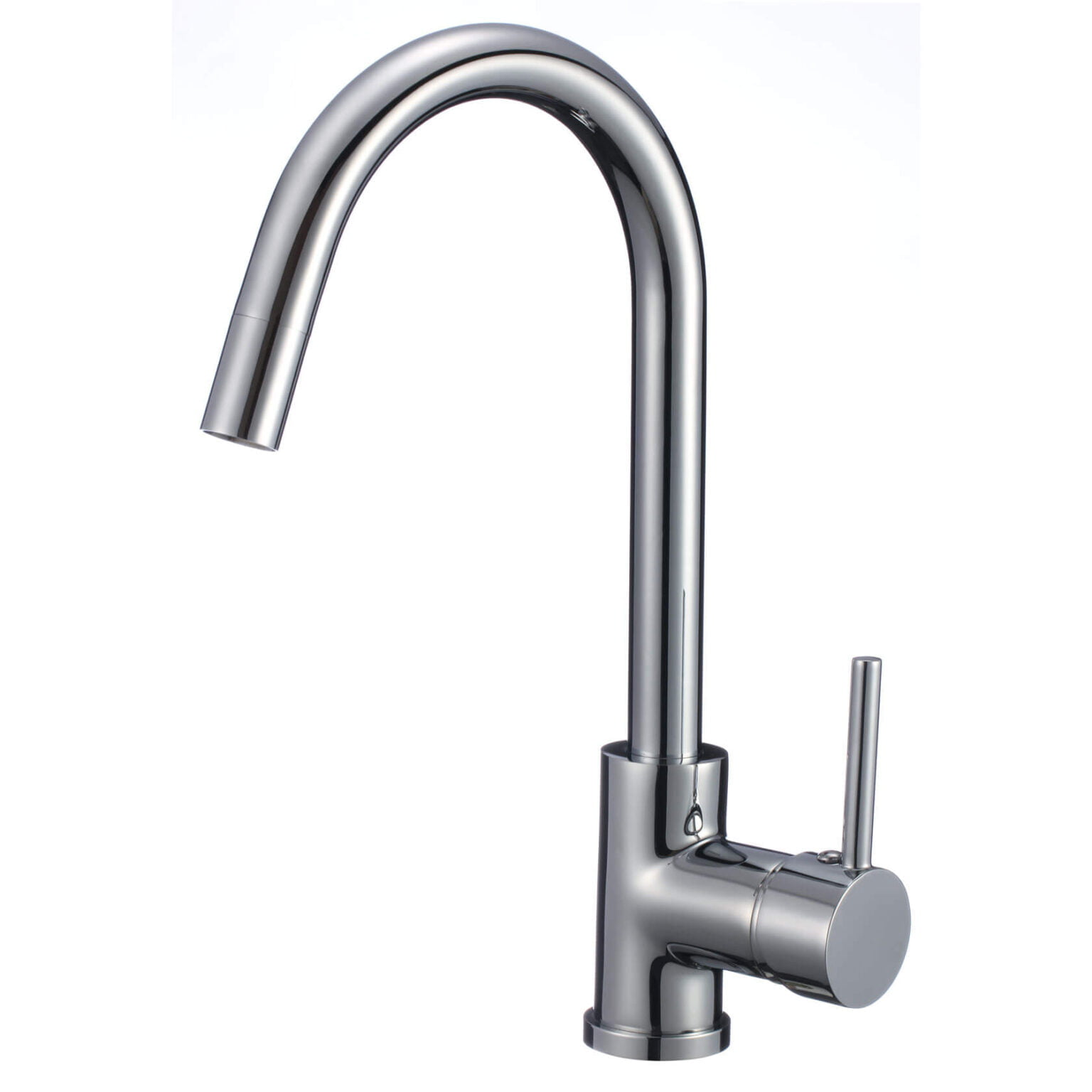 Kitchen Gooseneck mixer tap chrome