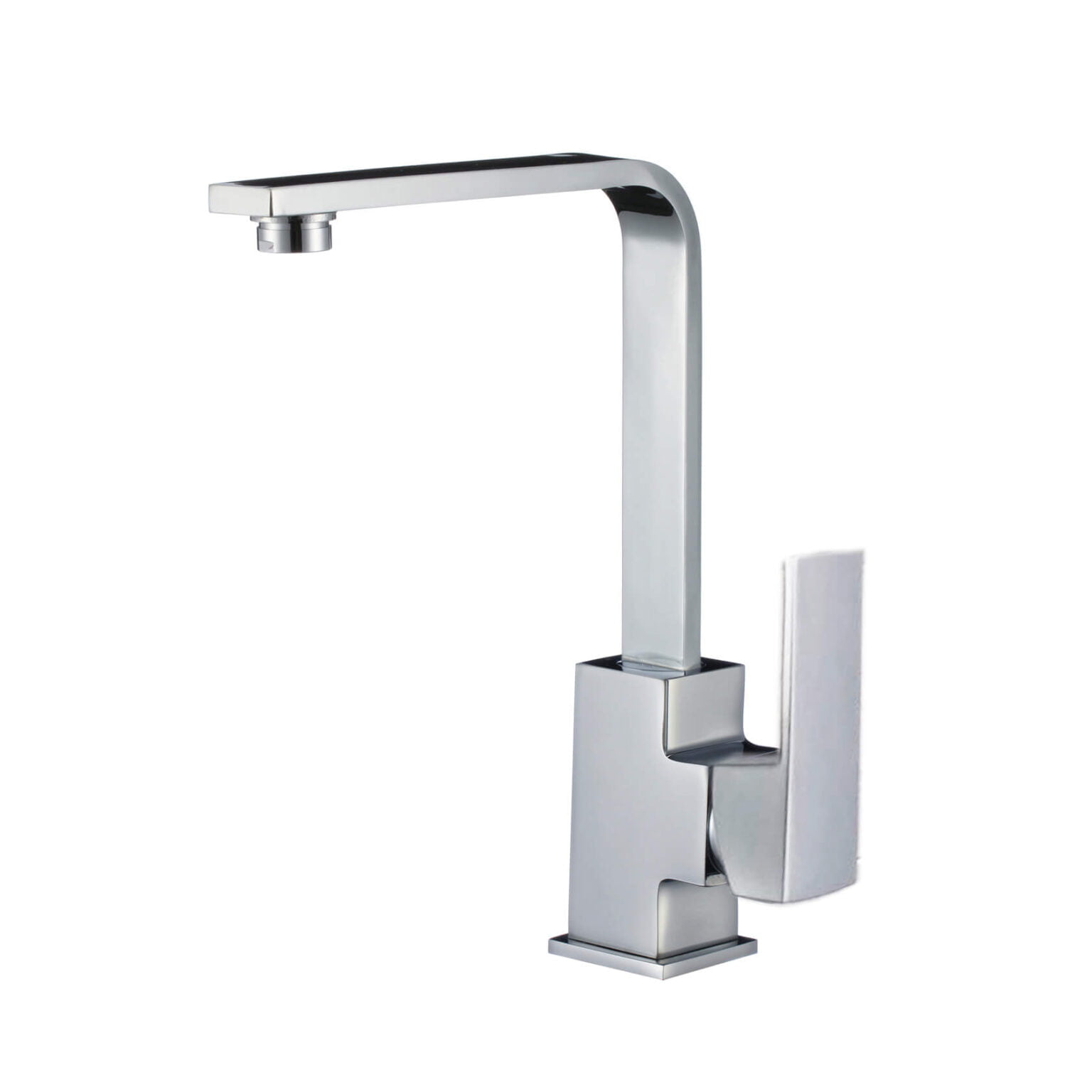 Kitchen mixer faucet tap modern square chrome