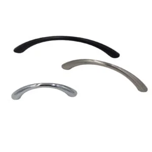 Kitchen cabinet bow handles Matt black /bushed nickel / chrome