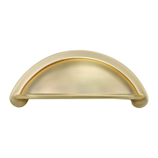 KT&CO kitchen Cup Pull Handle Portland Hampton style matte black/ brass / brushed nickel /chrome 76mm - Image 5