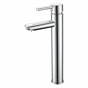 Kitchen basin mixer tap tall chrome