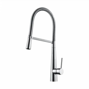 Kitchen mixer tap chrome w/ pull down spout