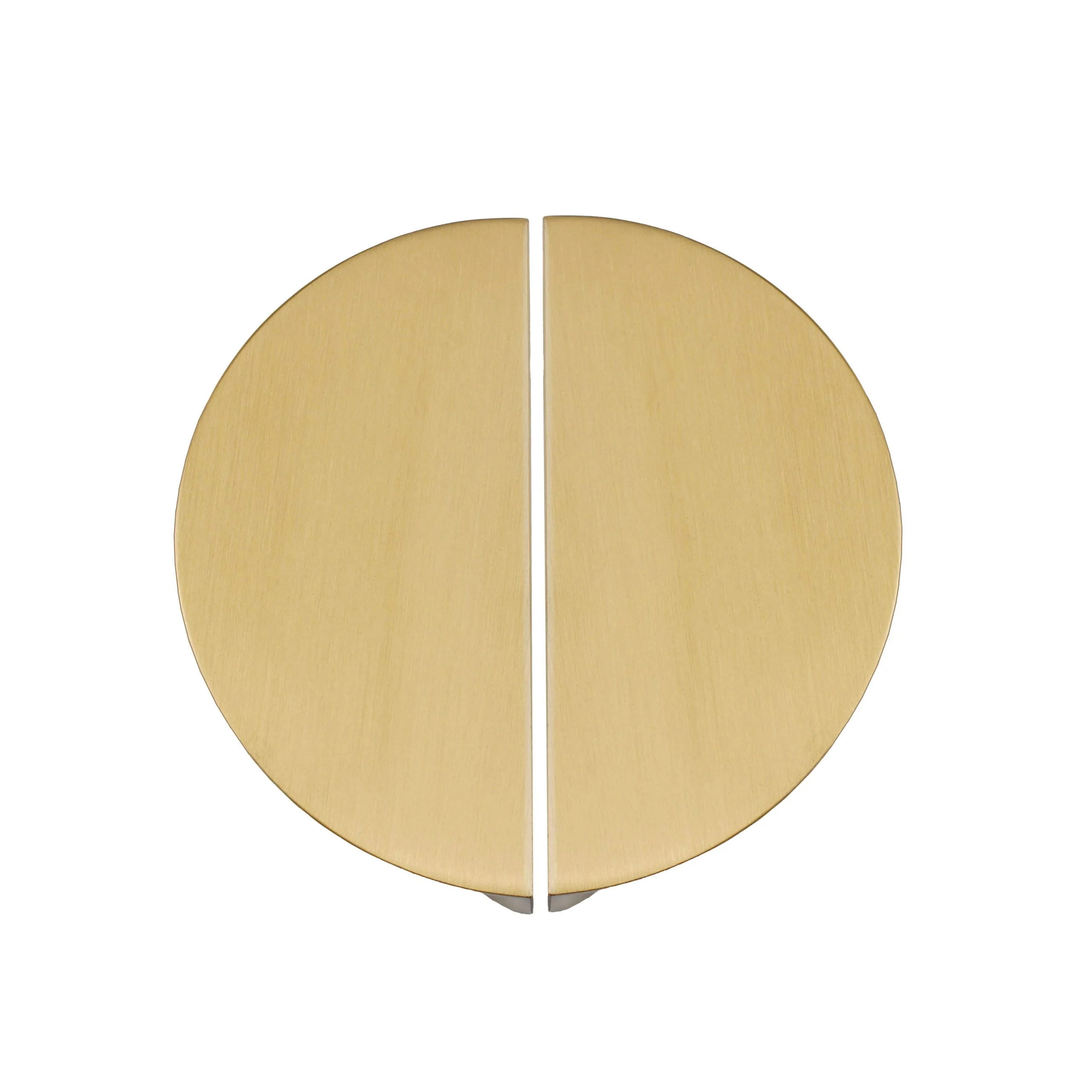 KT&CO Kitchen drawer handles luna pull half moon Bells Beach Matt black / brushed brass /Brushed nickel /chrome /white - Image 3