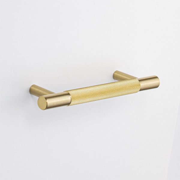 Kitchen Knurled handles solid Brass /aged antique brass Tallow Beach - Image 9
