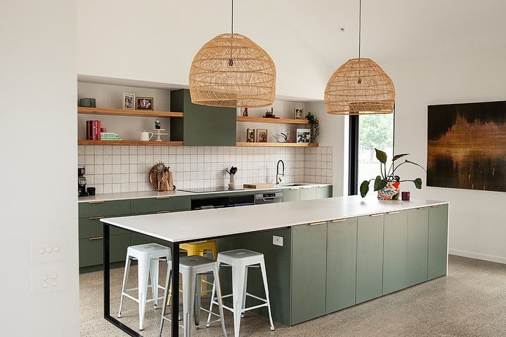 kitchen inspiration Going green and earthy 