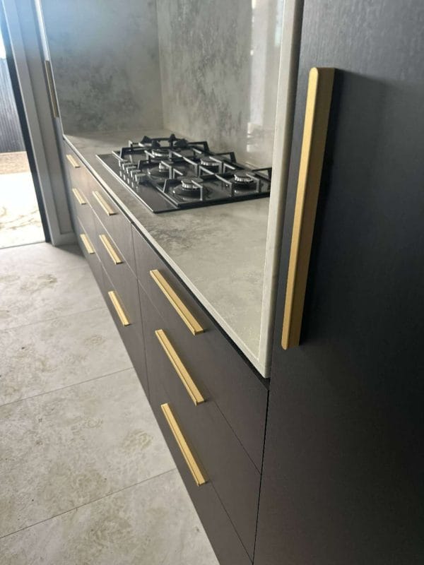 Kitchen Pull Cabinet Handle Nowra Matt black /Brushed brass/Brushed nickel - Image 2