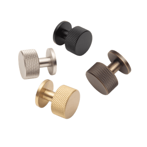 Kitchen drawer Knurled knobs solid brass