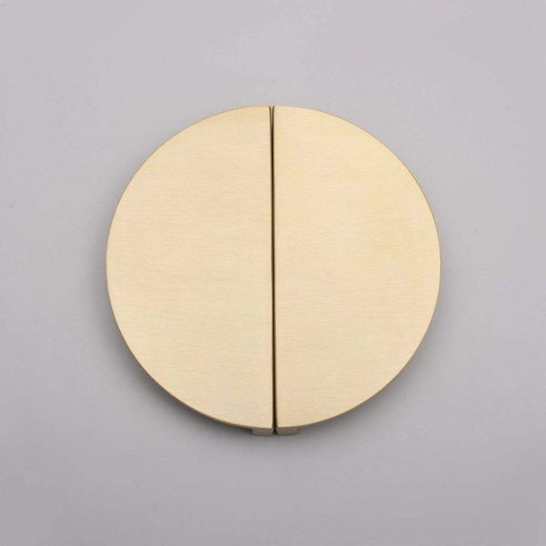 KT&CO Kitchen drawer handles luna pull half moon Albany Matt black / brushed brass /Brushed nickel - Image 3