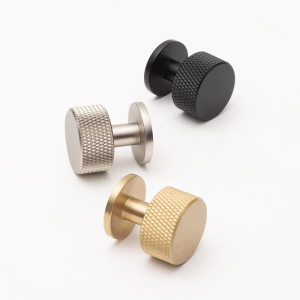 Kitchen drawer Knurled knobs solid brass - Image 11