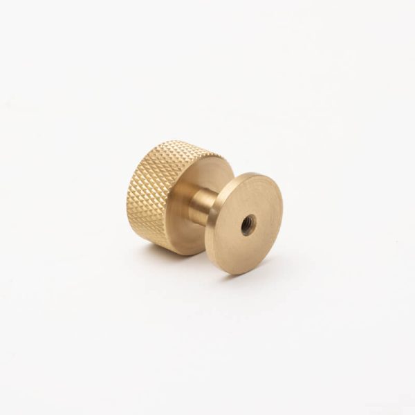 Kitchen drawer Knurled knobs solid brass - Image 5