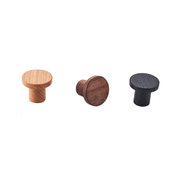 Kitchen wood knobs round Busselton
