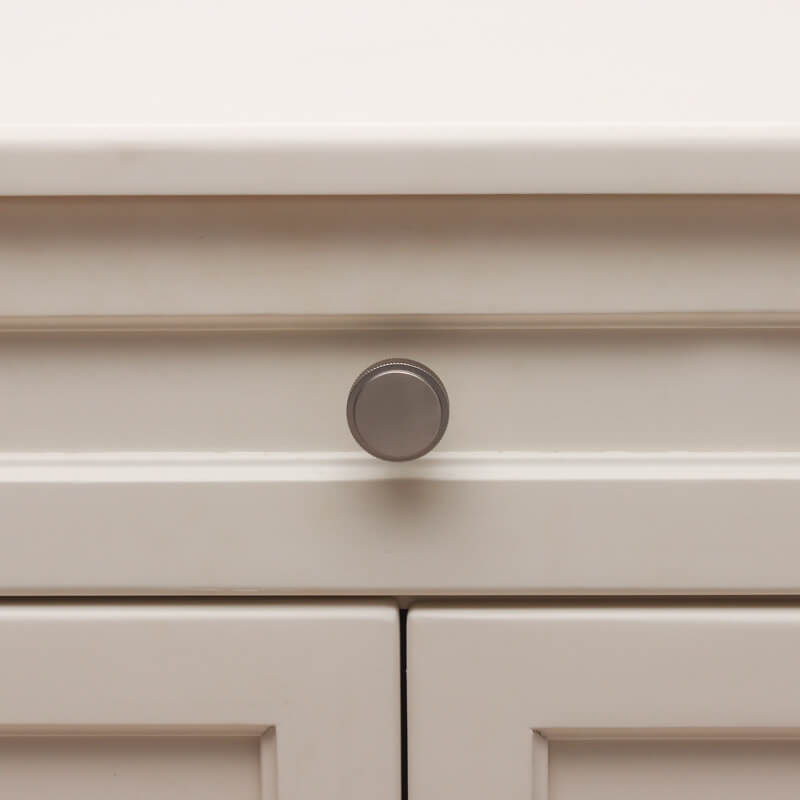 Kitchen drawer Knurled knobs round brass / nickel / black / antique Brass - Image 7