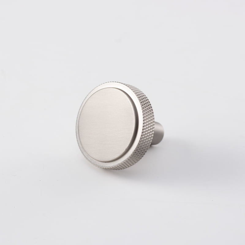 Kitchen drawer Knurled knobs round brass / nickel / black / antique Brass - Image 3