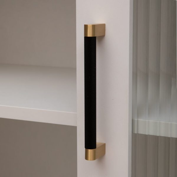 KT&CO Kitchen drawer handles matte black Brass Vaucluse - Image 3