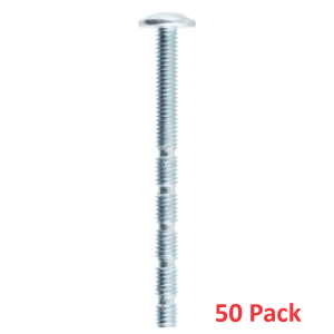 M4x 45mm Zinc Snap Off Screw - 50 Pack