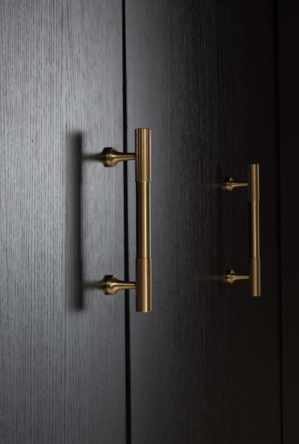 KT&CO Kitchen cabinet handles antique aged brass Rose Bay - Image 2