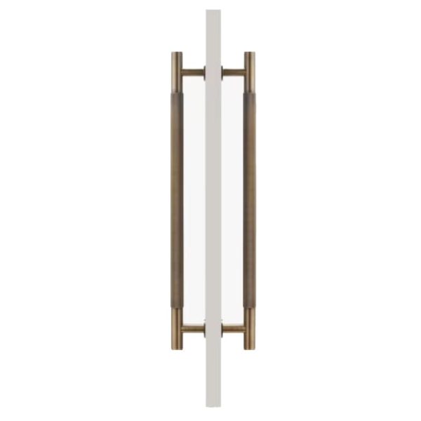 Door Pull handles solid Brass/ Black / Nickel / antique aged brass Brighton - Image 4