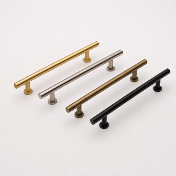 Brass kitchen drawer handles Point Piper