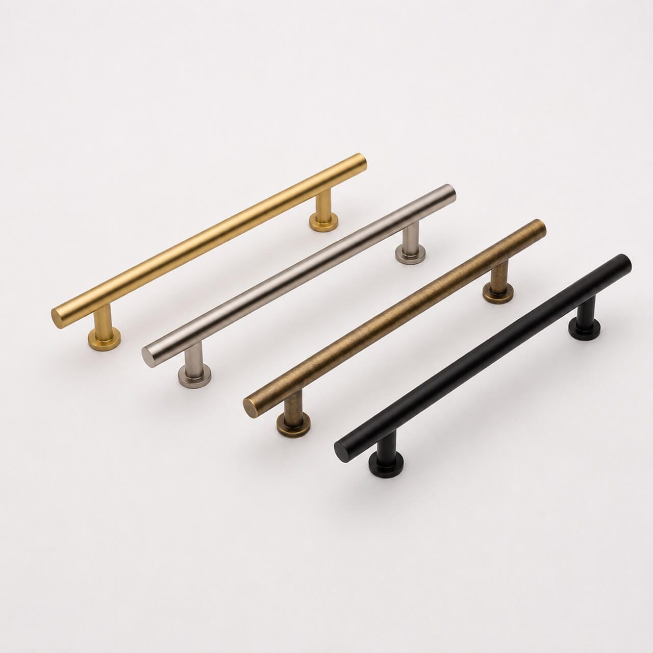Brass kitchen drawer handles Point Piper