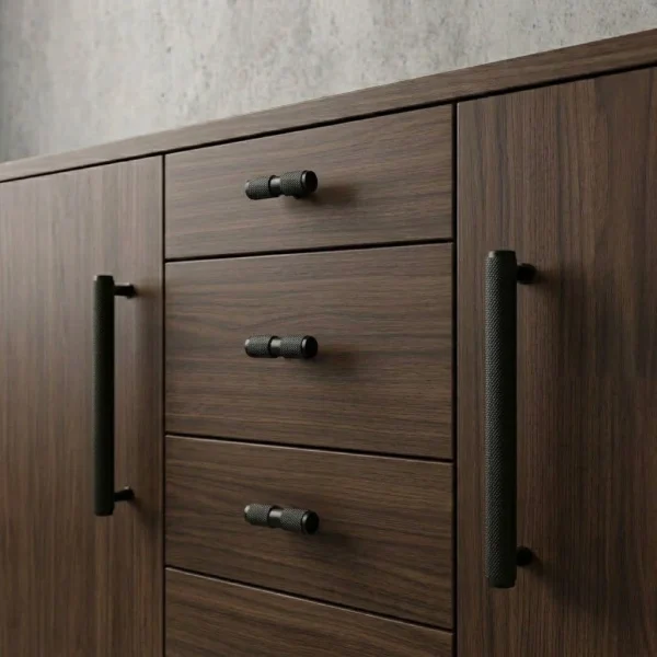 KT&CO Kitchen handles pull matte black Newington - Image 2